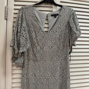 Marina sequin lace gown